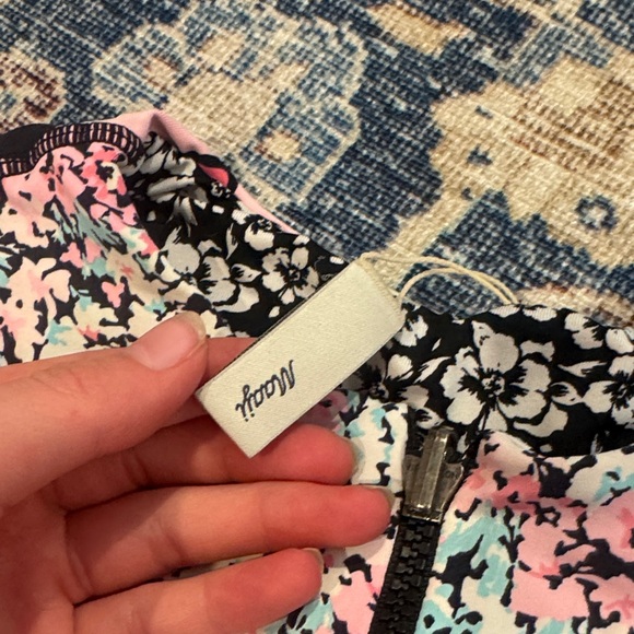 Maaji Reversible Floral Zip-Up Swimsuit - Picture 2 of 3